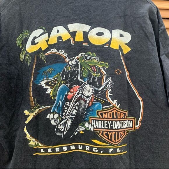 Vintage 1996 Harley-Davidson Graphic T-shirt size large - Picture 2 of 7